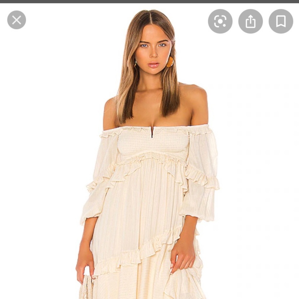 Clemtine Mermaid Dress in Cream L